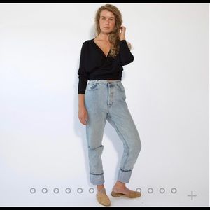 Hackwith Design House Black wrap top